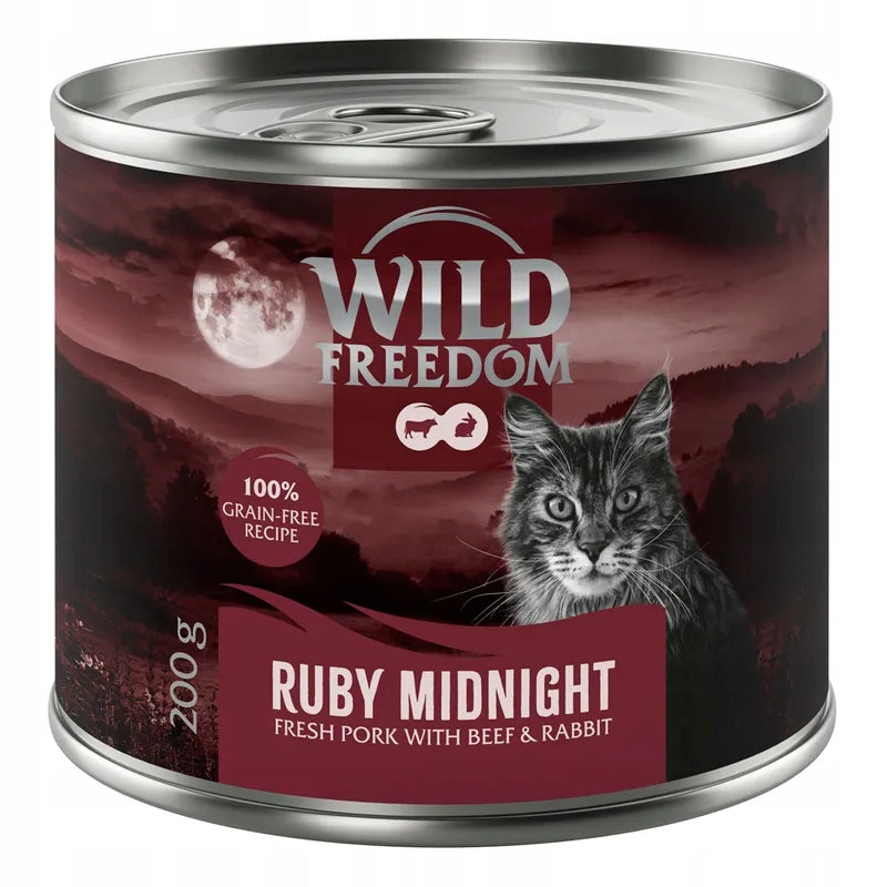 Wet cat food Wild Freedom Adult 200g mix of 3 flavors 6x 200g 1,2 kg Brand Wild Freedom