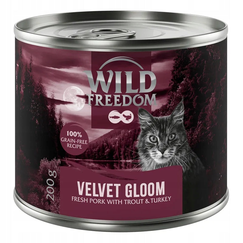 Wet cat food Wild Freedom Adult 200g mix of 3 flavors 6x 200g 1,2 kg Manufacturer code AP233904 Konserwa dla kota