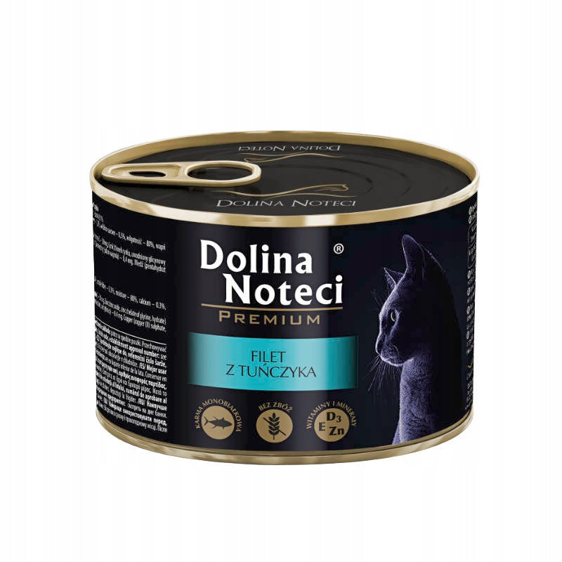 Wet cat food tuna fillet in sauce Dolina Noteci Premium 185 g