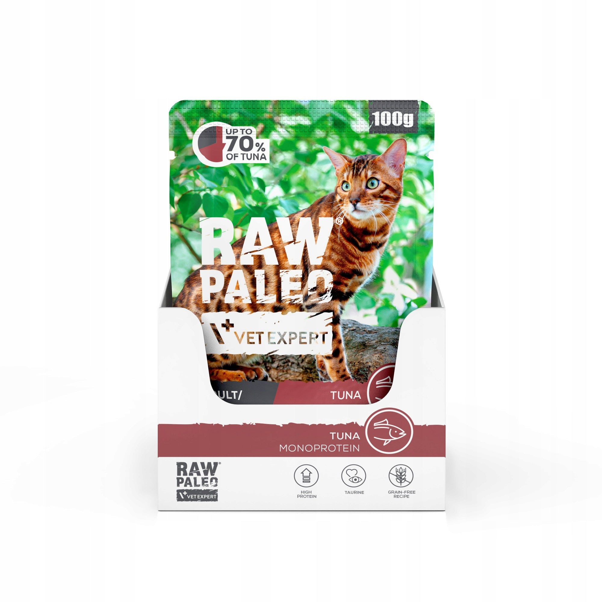 Wet cat food without grains RAW PALEO ADULT STERILISED CAT 3 flavors 36x100 EAN (GTIN) 5902414215931