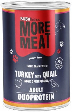 Wet dog food Buba More Meat MIX OF FLAVORS Grain-free, can - 6 x 400g EAN (GTIN) 5904717738049