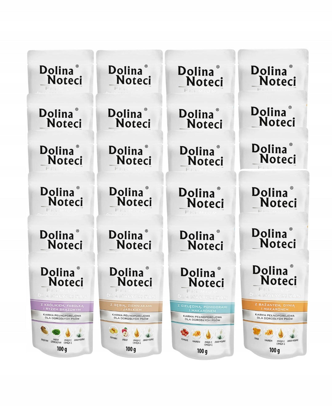 Wet dog food MIX 24x100g SMALL BREEDS DOLINA NOTECI PREMIUM