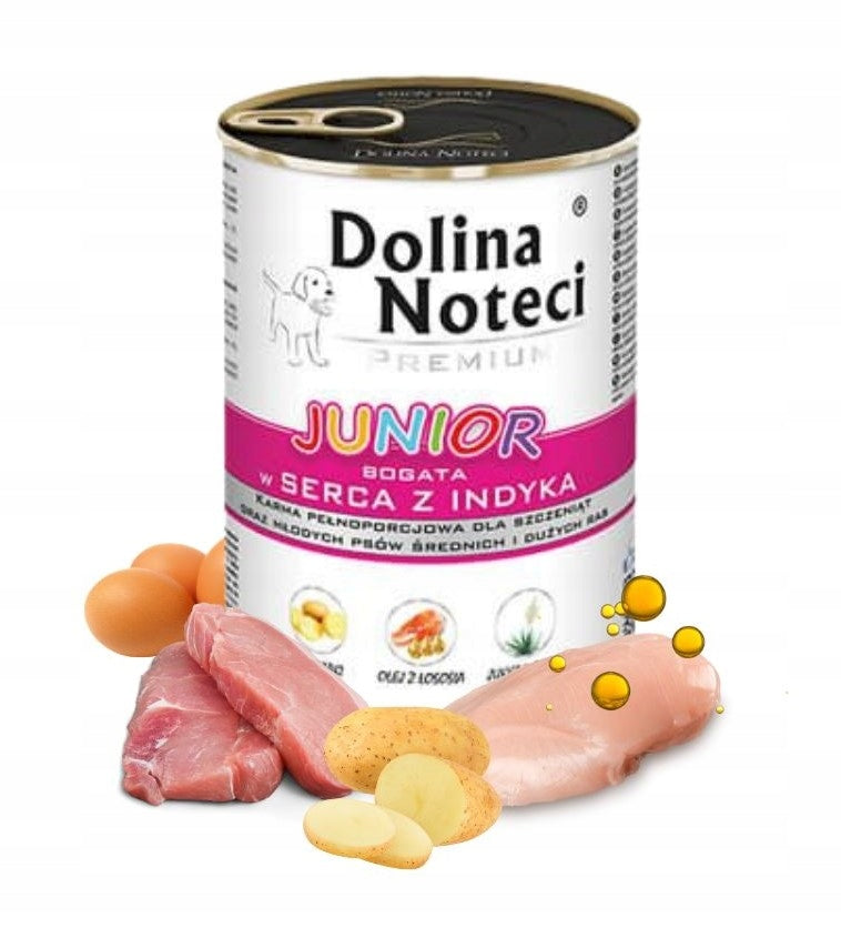 Wet dog food junior MIX flavors 30x400g DOLINA NOTECI Premium Trade name other