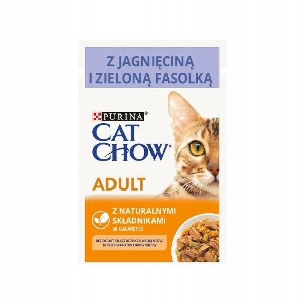 Wet food Purina with lamb and green beans for adult cats 85 g Manufacturer code 8445290476524