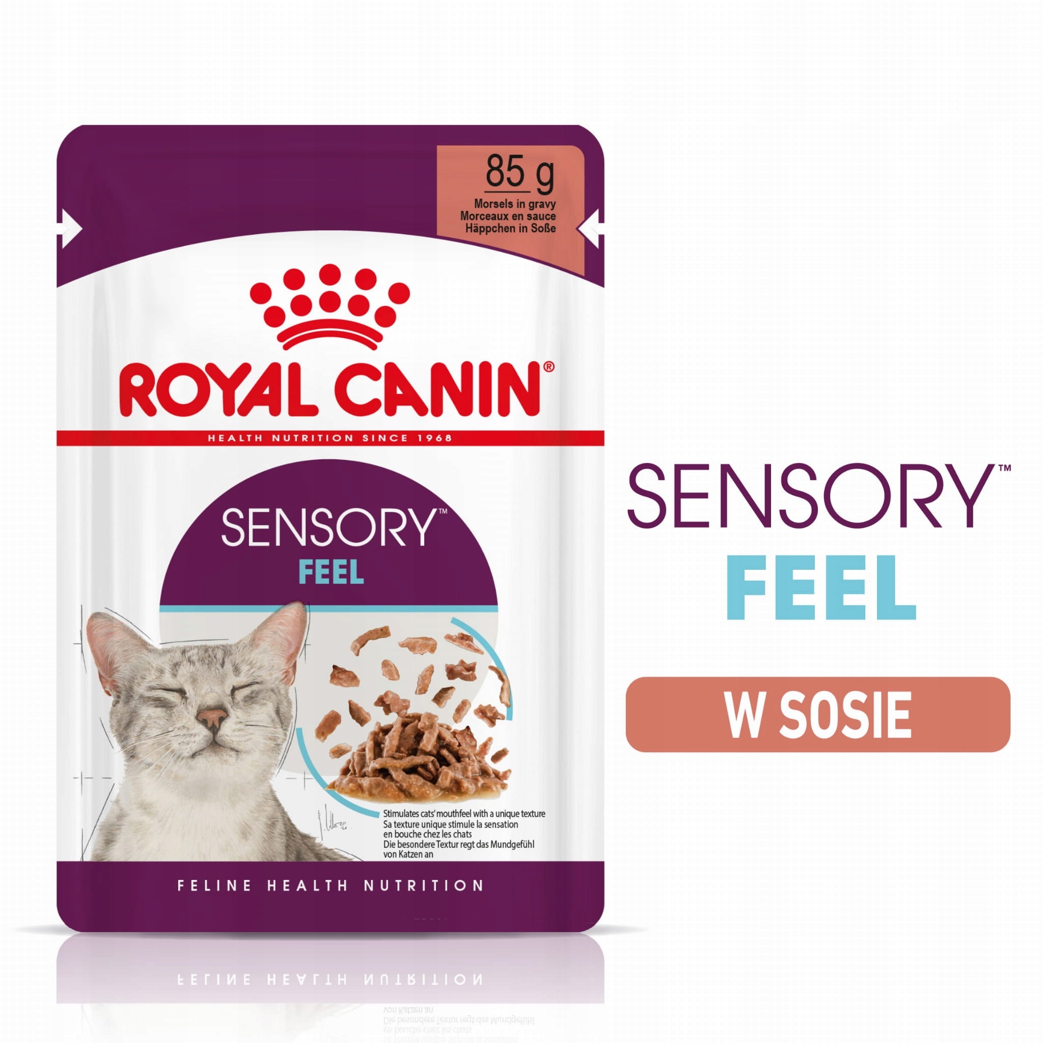 Wet food Royal Canin with prebiotic 12x85 g for picky cats