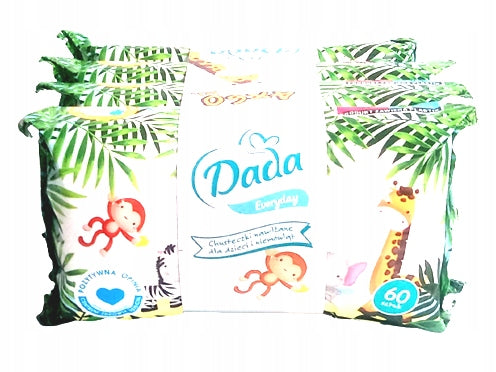 Wet wipes Dada Everyday 4 x 60 pcs. Manufacturer code Everyday 4x60