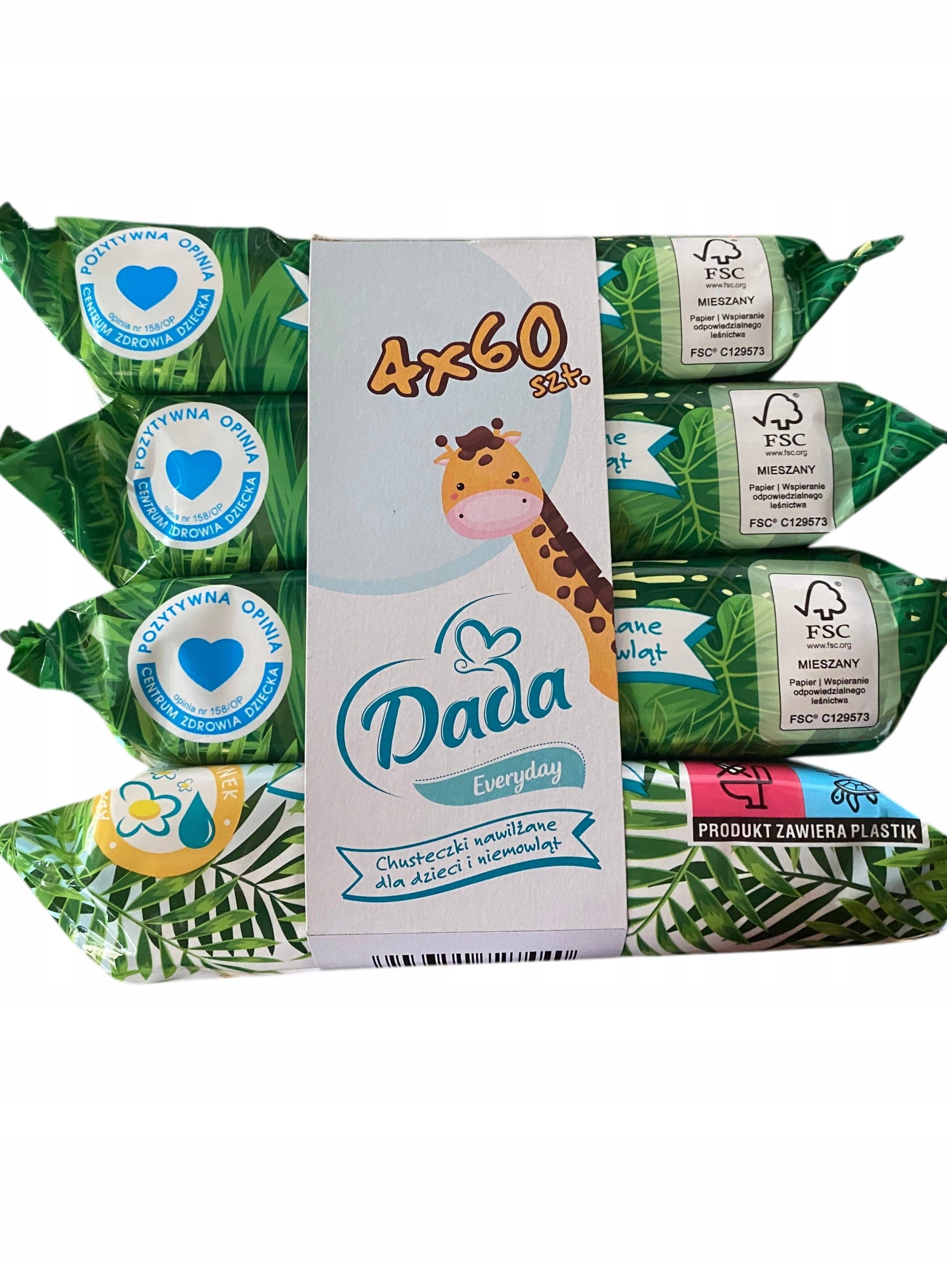 Wet wipes Dada Everyday 4 x 60 pcs.