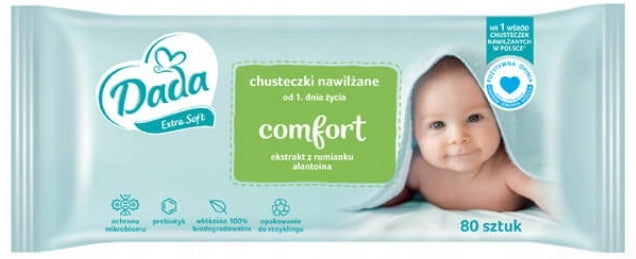 Wet wipes Dada Extra Soft Comfort 3x80 pcs. Brand Dada