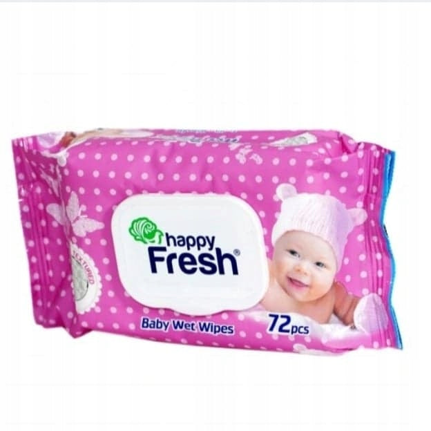 Wet wipes Happy Fresh A72 with clip Manufacturer code 8697420534615