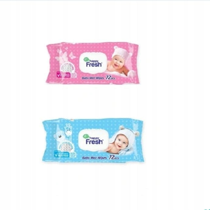 Wet wipes Happy Fresh A72 with clip