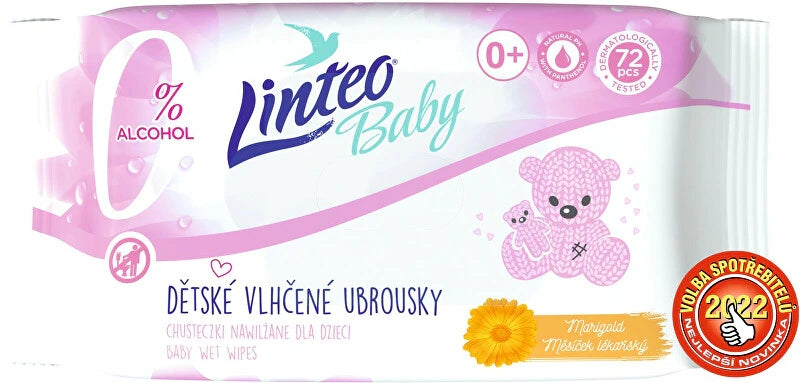 Wet wipes Linteo Baby 1 x 24 pcs. Brand Linteo