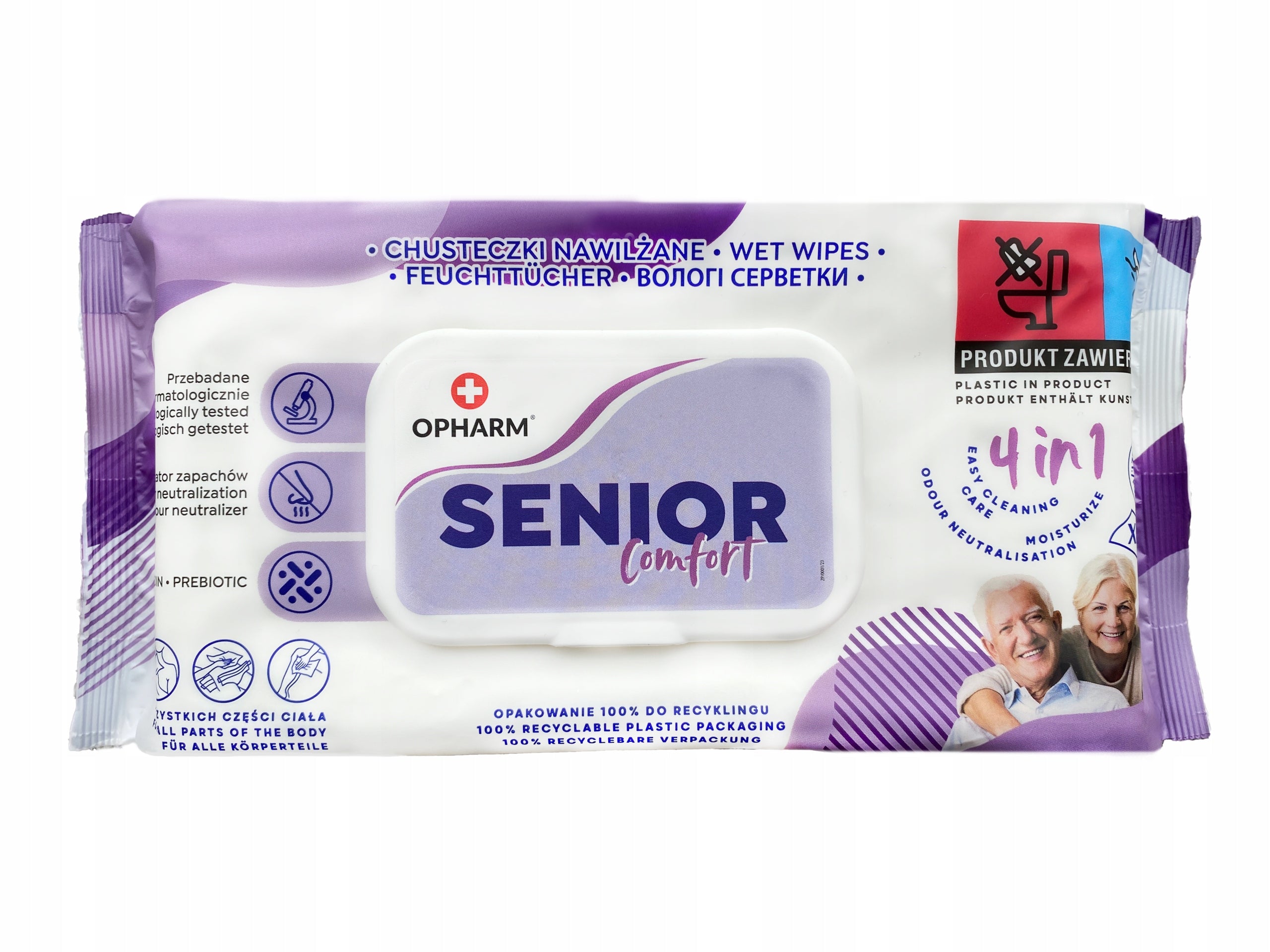 Wet wipes Senior Comfort 72pcs Manufacturer code SENIOR COMFORT