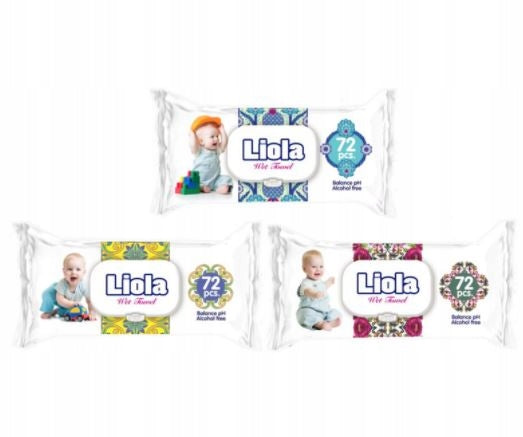 Wet wipes for children 72 pcs