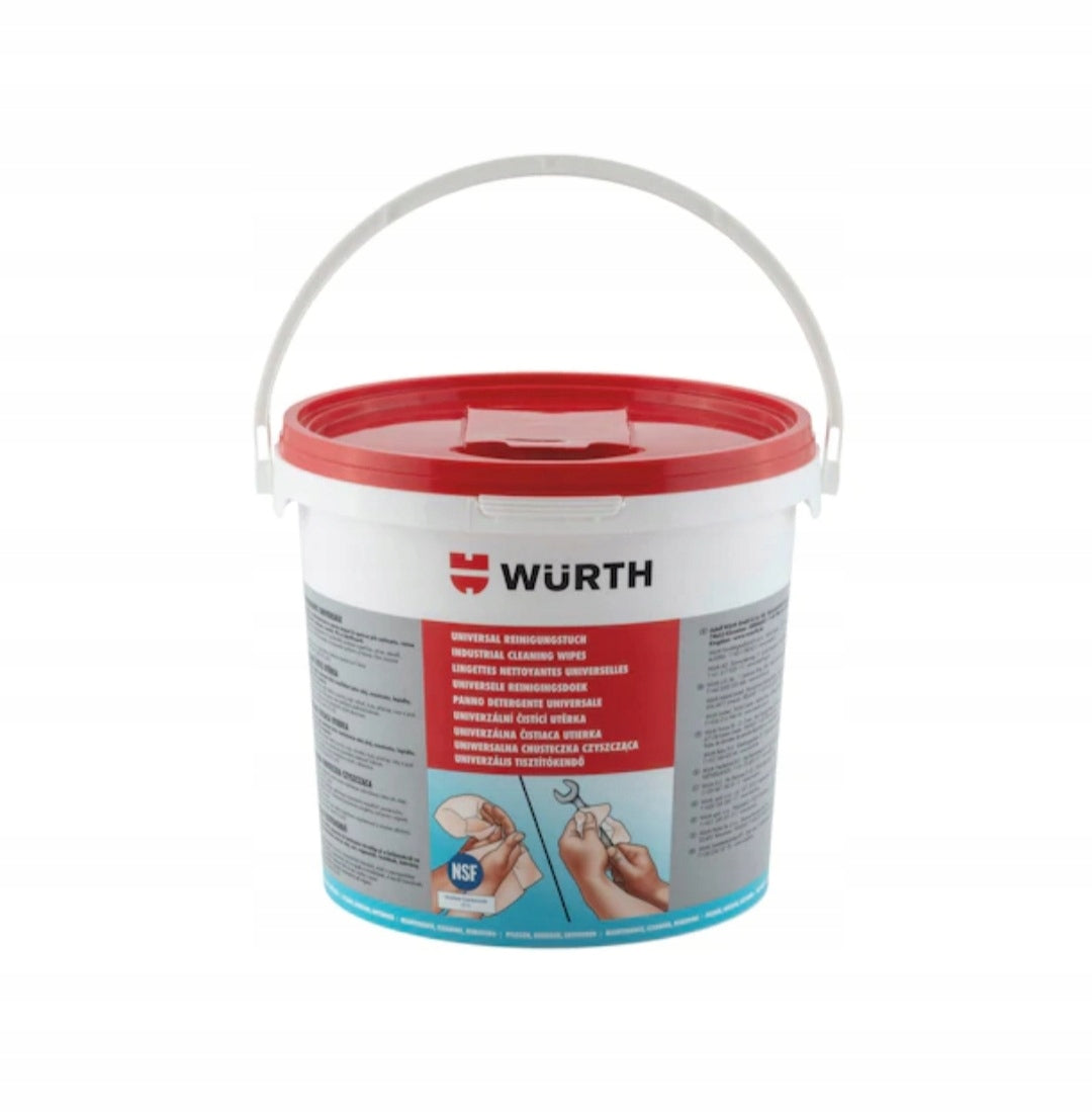 Wet wipes for cleaning cotton Wurth 90 pcs. Packaging status original
