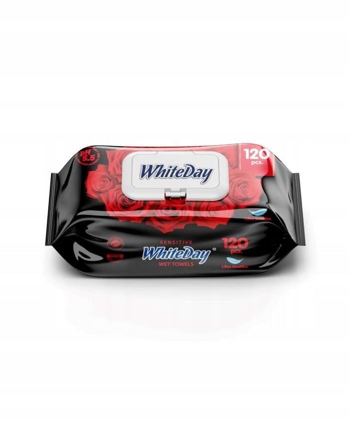 Wet wipes with clip WhiteDay 120 pcs.