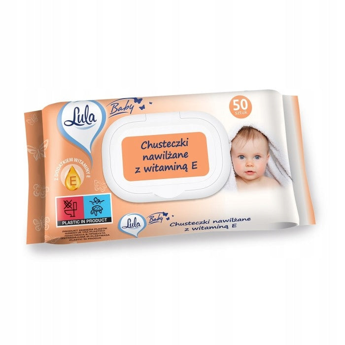 Wet wipes with wit E Lula 50 pcs.