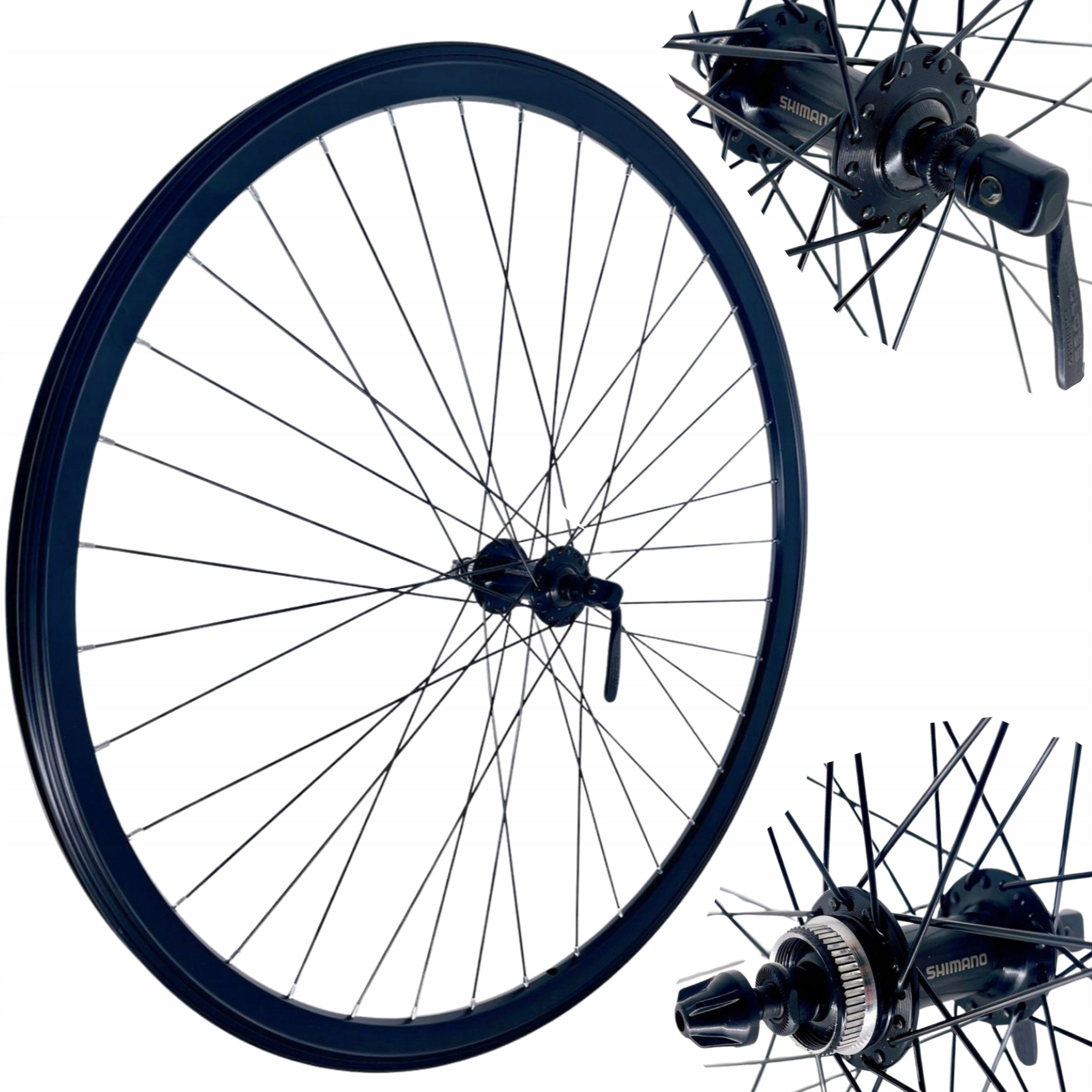 Wheel 28 front O/AL taper KANDS P/AL(FH-TX505) Disk black clamp