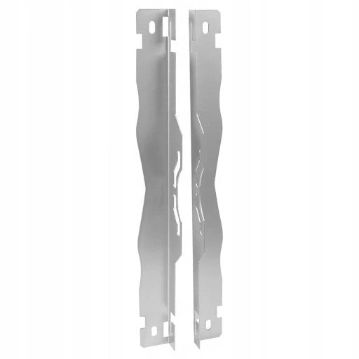 Wheel Geometry Tiles 2pcs Stainless Steel, Convergence Setting, Measuring