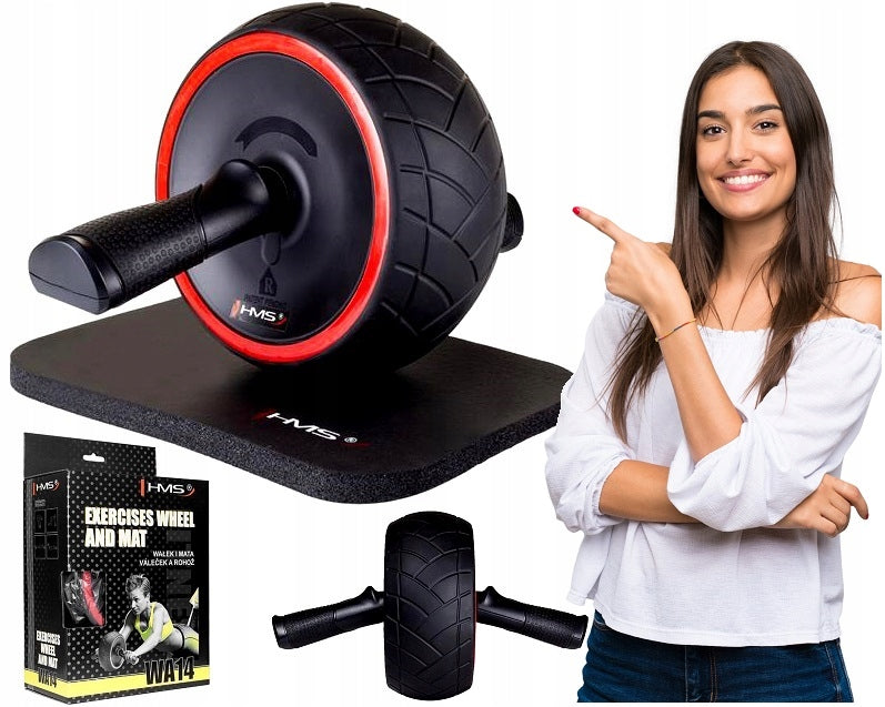 Wheel Single Exercise Roller Abdominal Muscle Expansion Strength Training Brand HMS
