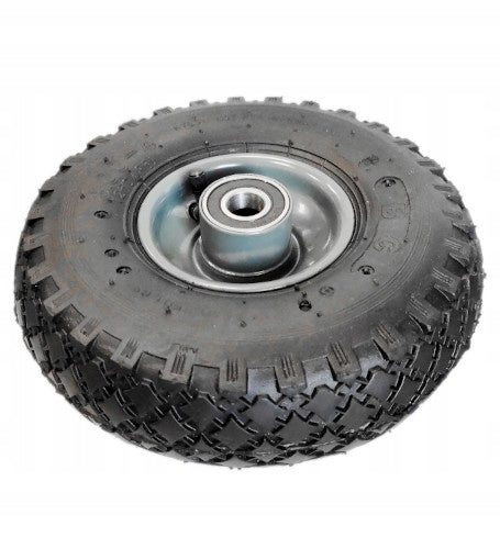 Wheel for trolley 250mm pumped 3.00-4 Łk 4PR central hub 20/75mm Manufacturer code 839-3.00-4-2PR