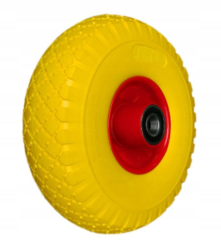 Wheel full PU wheel for trolley 260mm foam 3.00-4 Łk Fm for axle 20/75mm