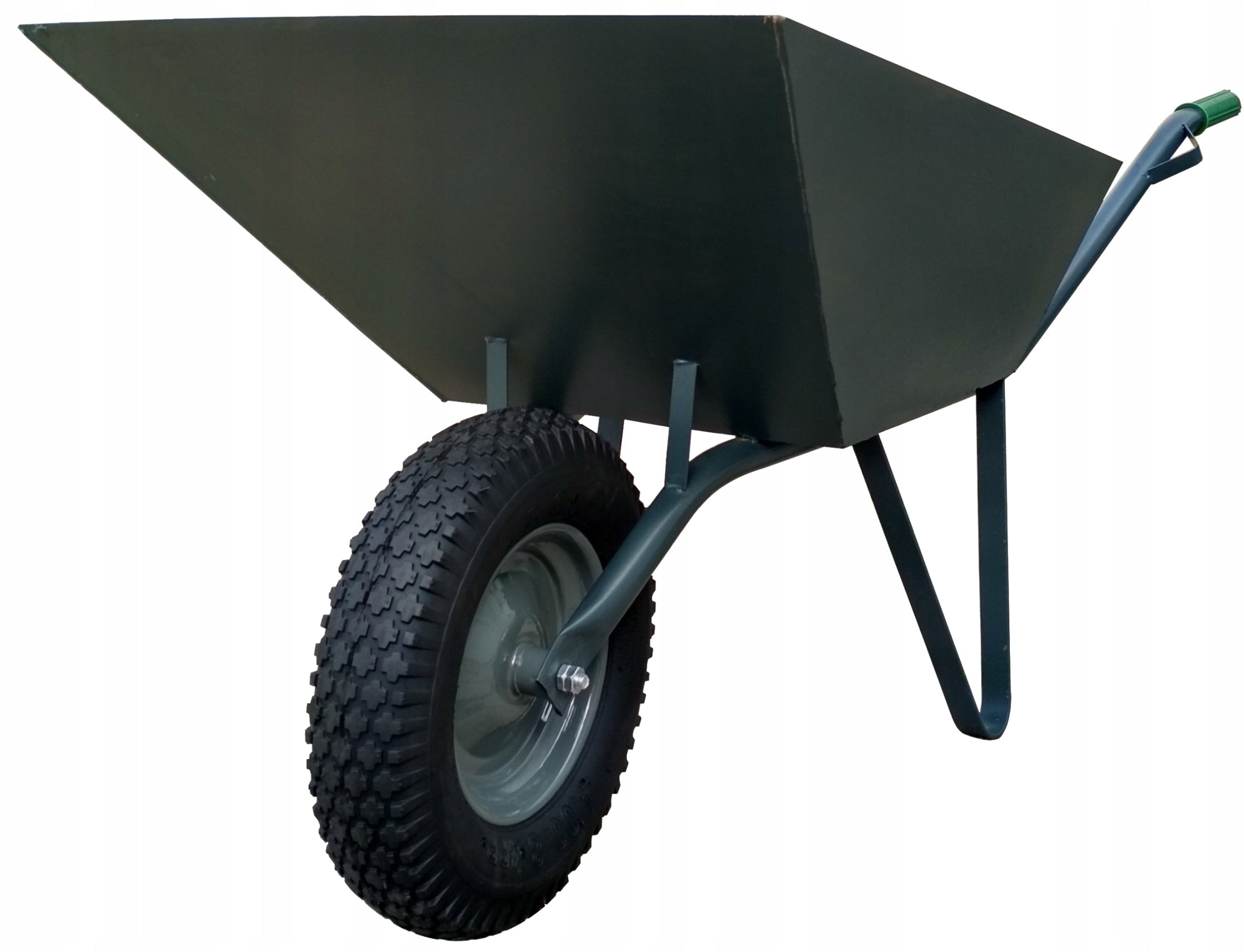 Wheelbarrow wheel 4.80/4.00-8 4PR 12x100 pumped 4 canvases + axle Diameter 400 mm