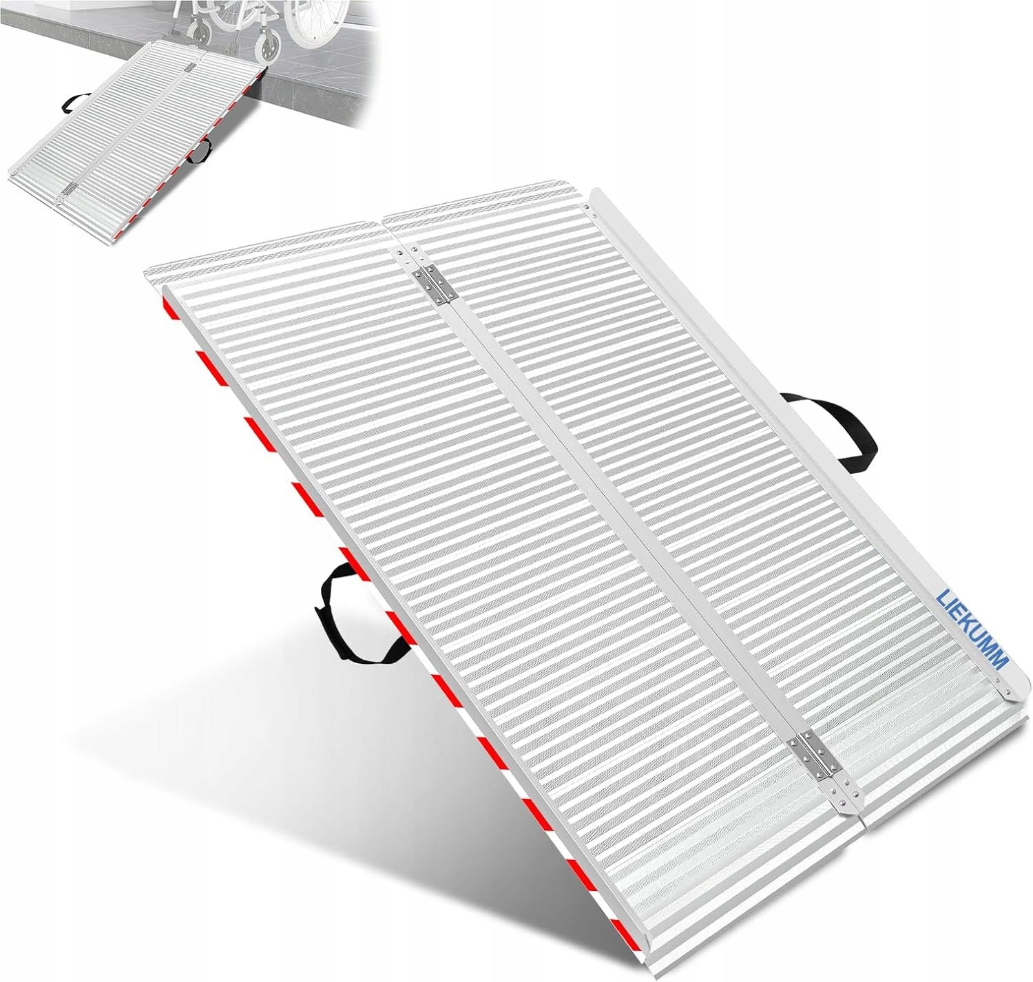 Wheelchair Ramp LIEKUMM Folding Aluminum 152cm 400kg