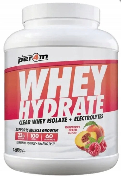 Whey Hydrate 1800g raspberry peach Packaging status original