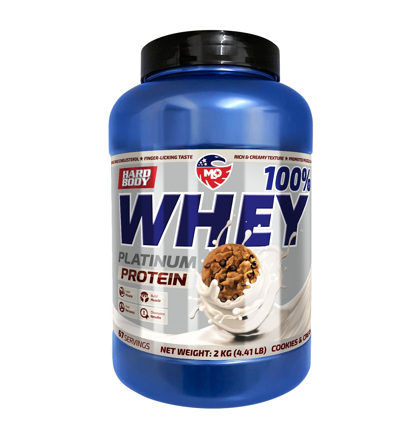 Whey Platinum Protein 2kg cake with cream