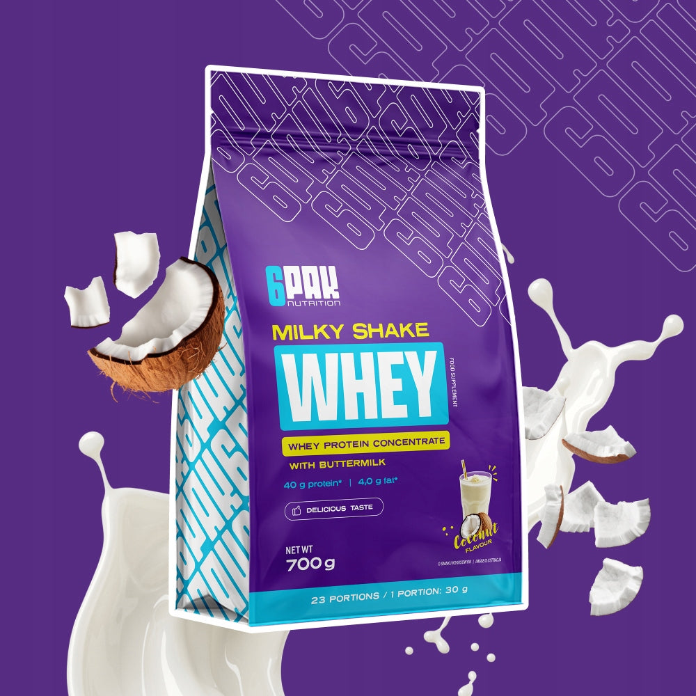 Whey Protein 700 g WPC 80 Milky Shake Whey Protein Conditioner Packaging status original