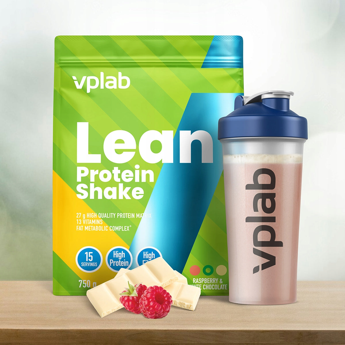 Whey Protein Blend VPLab Raspberry White Chocolate 750g 15Servings Fat Loss Expiration date at least six months from the date of purchase