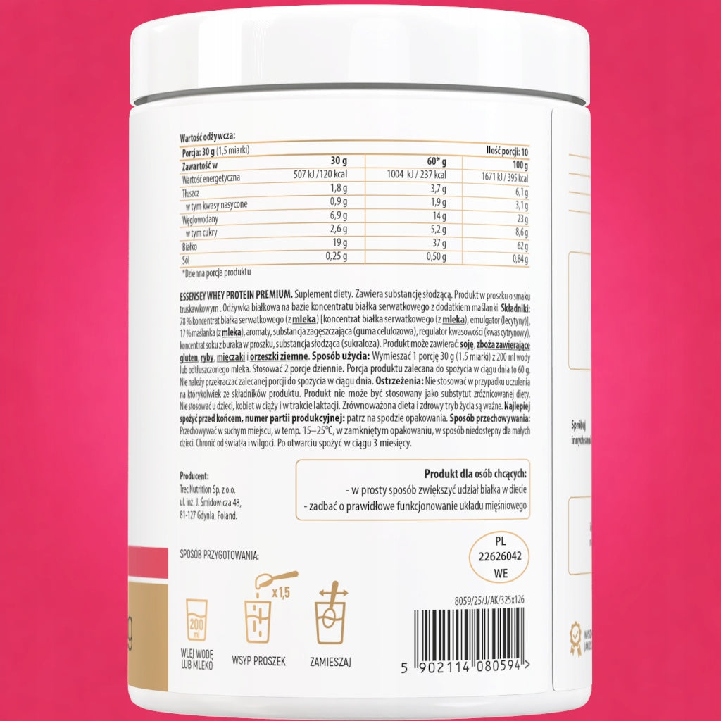 Whey Protein Cocktail Premium WPC 80 Shake Protein Conditioner Expiration date at least 1 year from the date of purchase