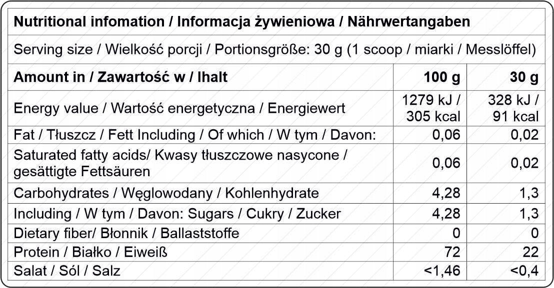 Whey Protein Concentrate WPC Whey Concentrate 4kg Chocolate Expiration date at least 1 year from the date of purchase