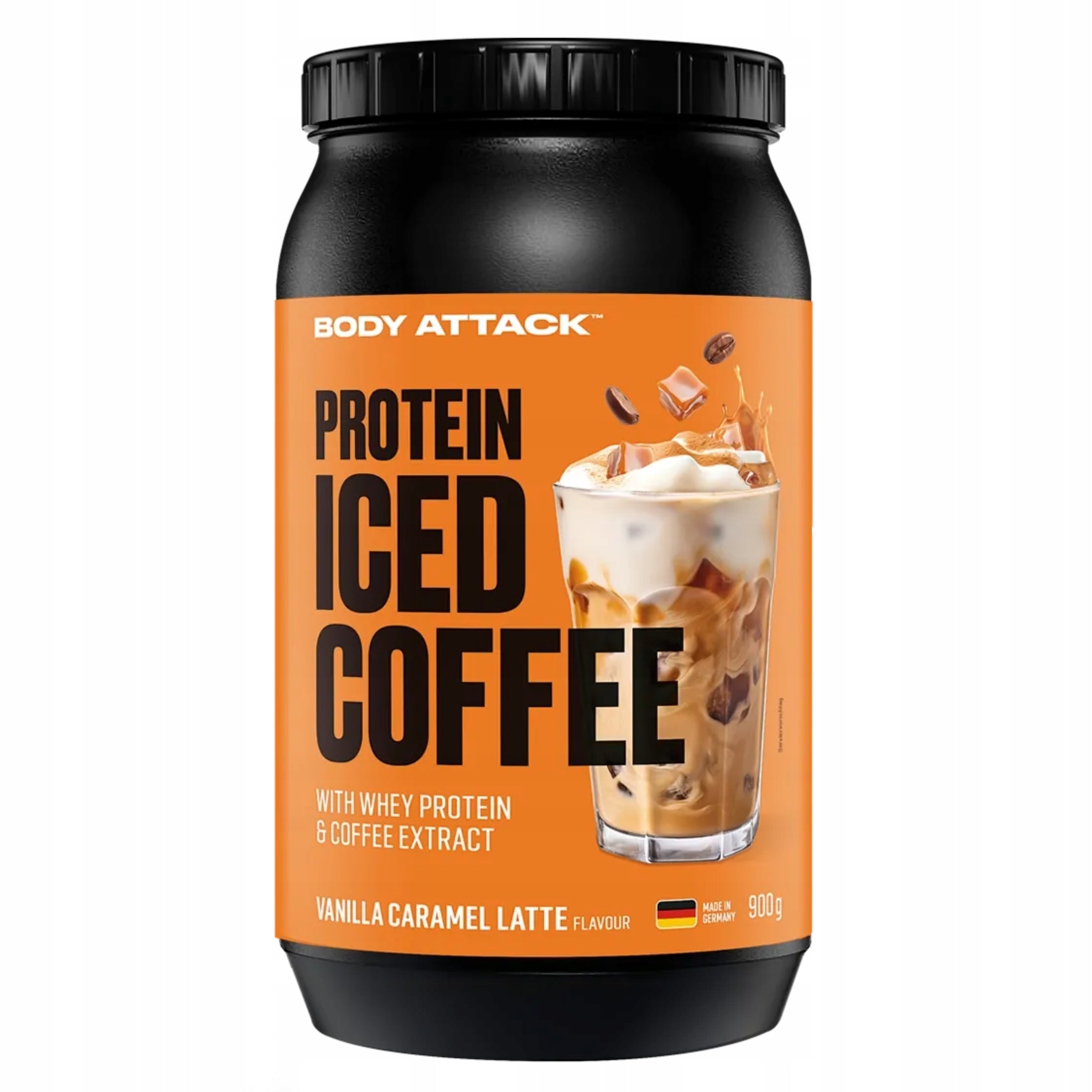 Whey Protein Conditioner Protein Iced Coffe 900g BCAA BODY ATTACK
