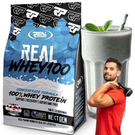 Whey Protein Conditioner Whey 100 REAL PHARM 700g NATURAL