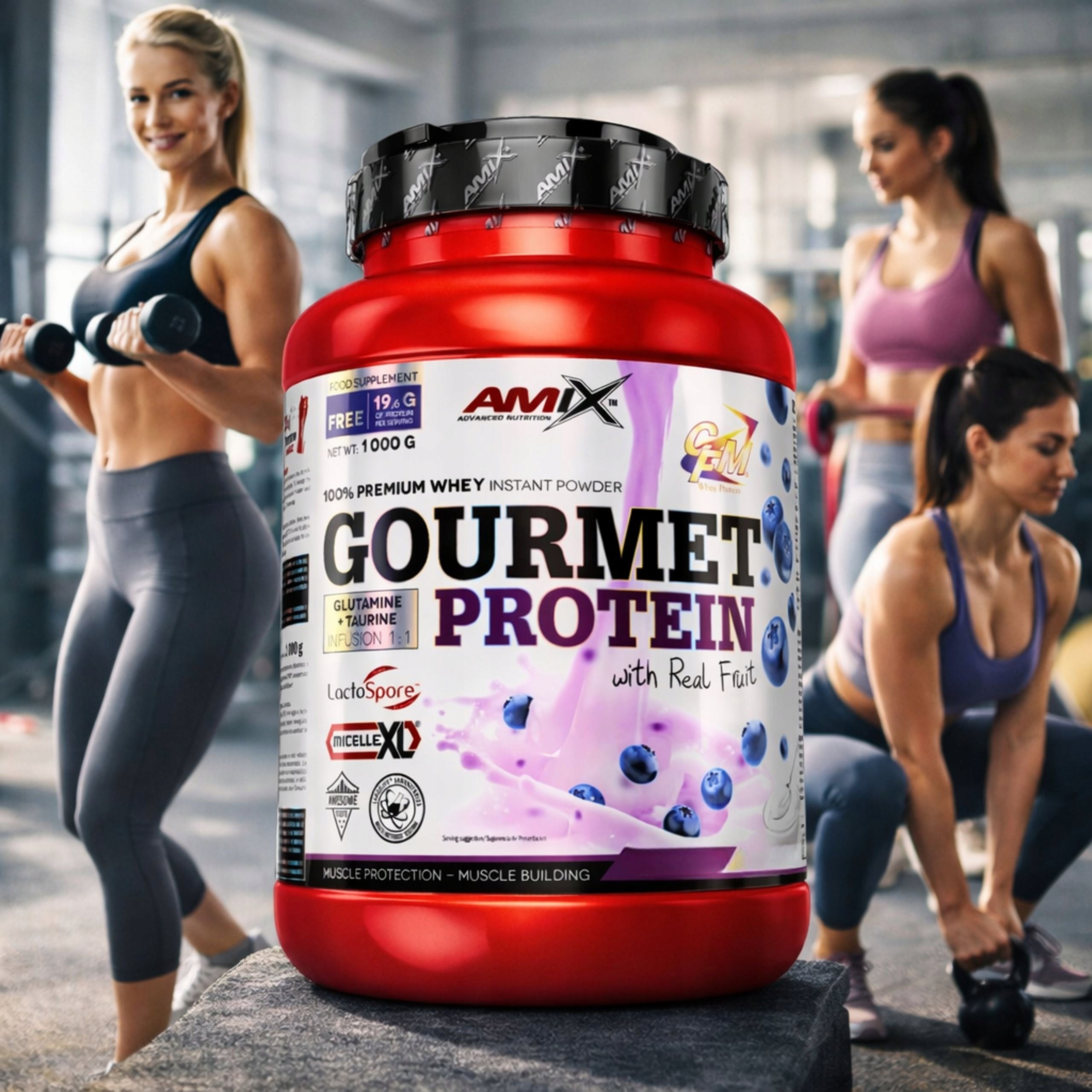 Whey Protein Conditioner for WPC Reduction WPI Chocolate Protein 1kg Packaging status original