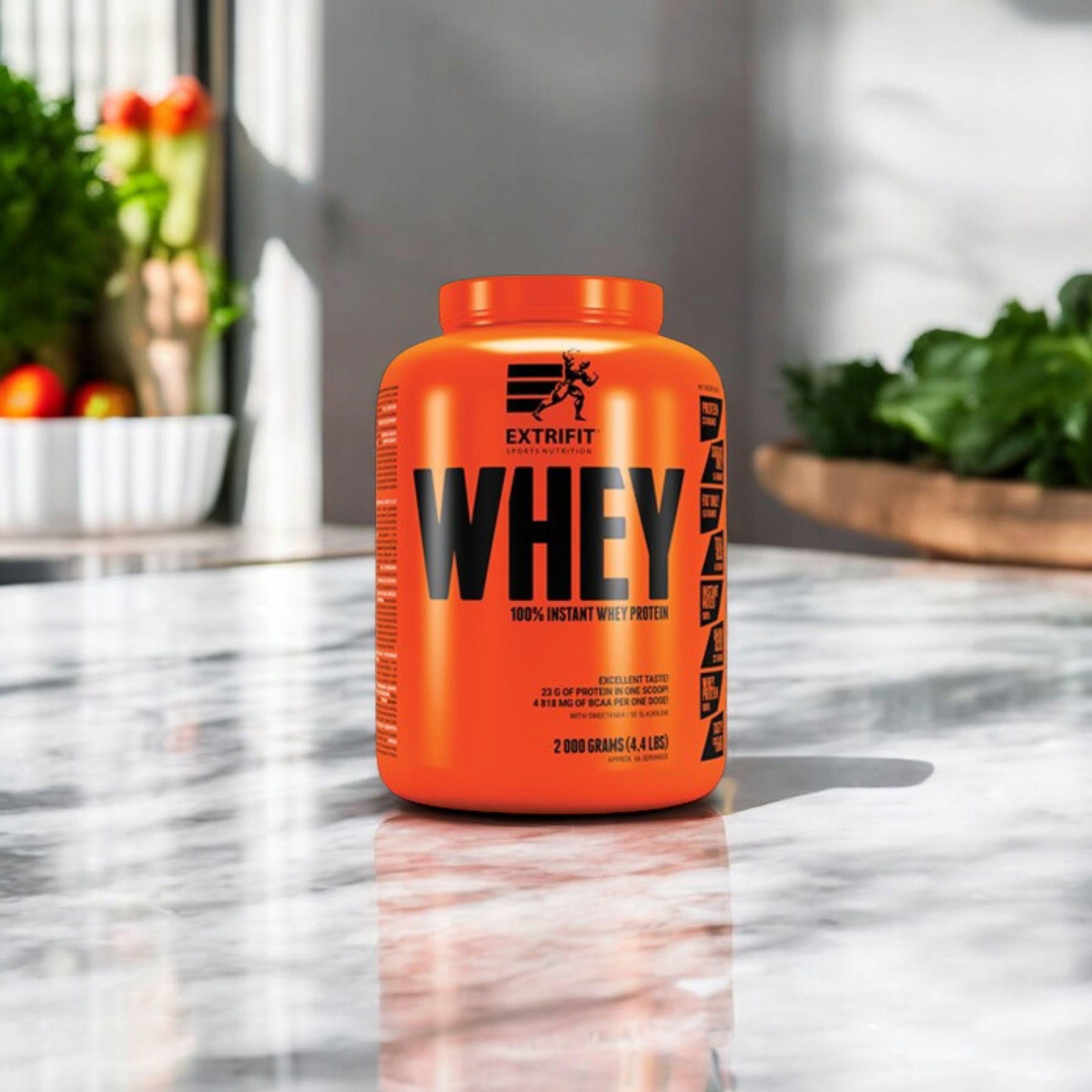 Whey Protein EXTRIFIT 100% Whey Protein 2kg Berry WPC Conditioner Expiration date at least six months from the date of purchase