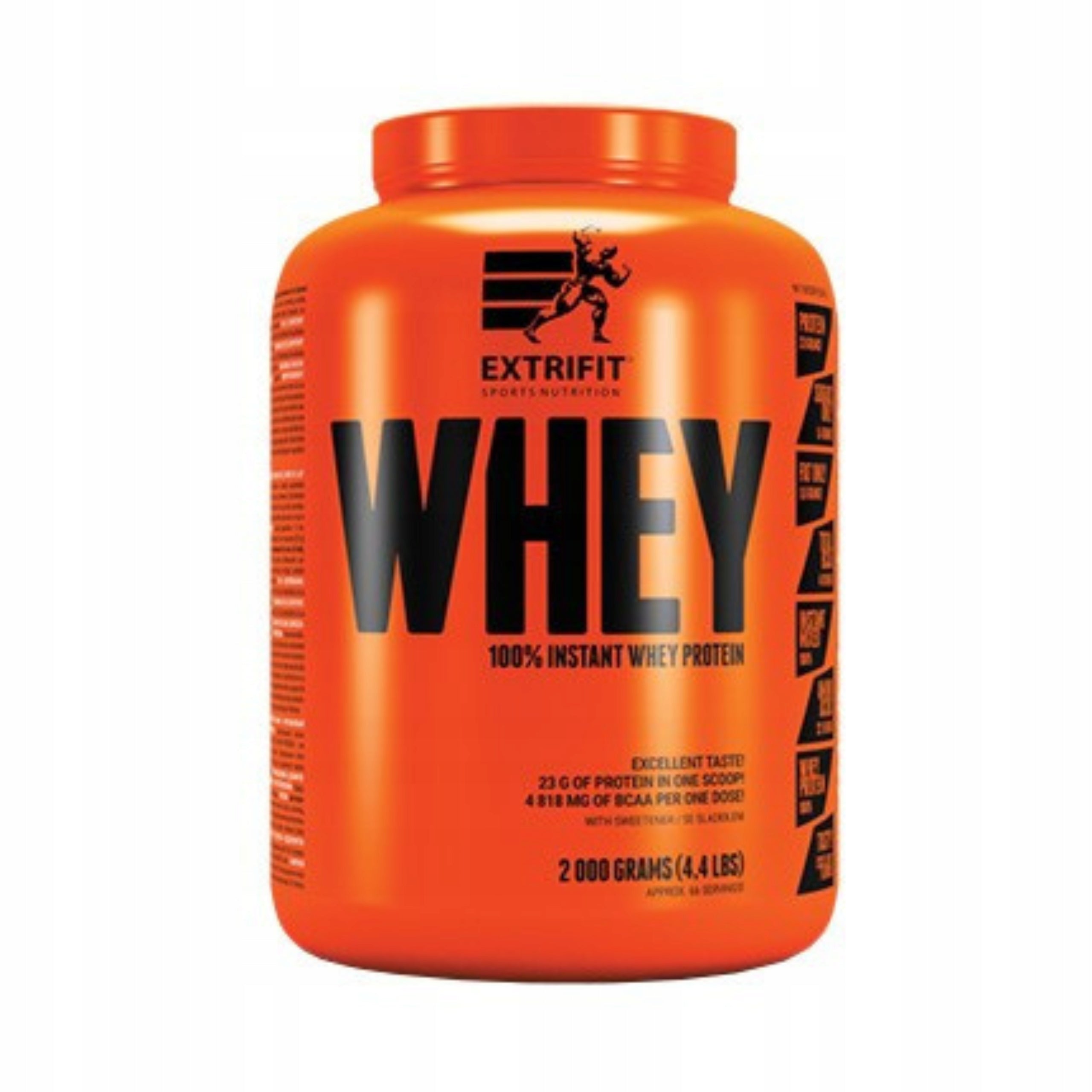 Whey Protein EXTRIFIT 100% Whey Protein 2kg Berry WPC Conditioner Packaging status original