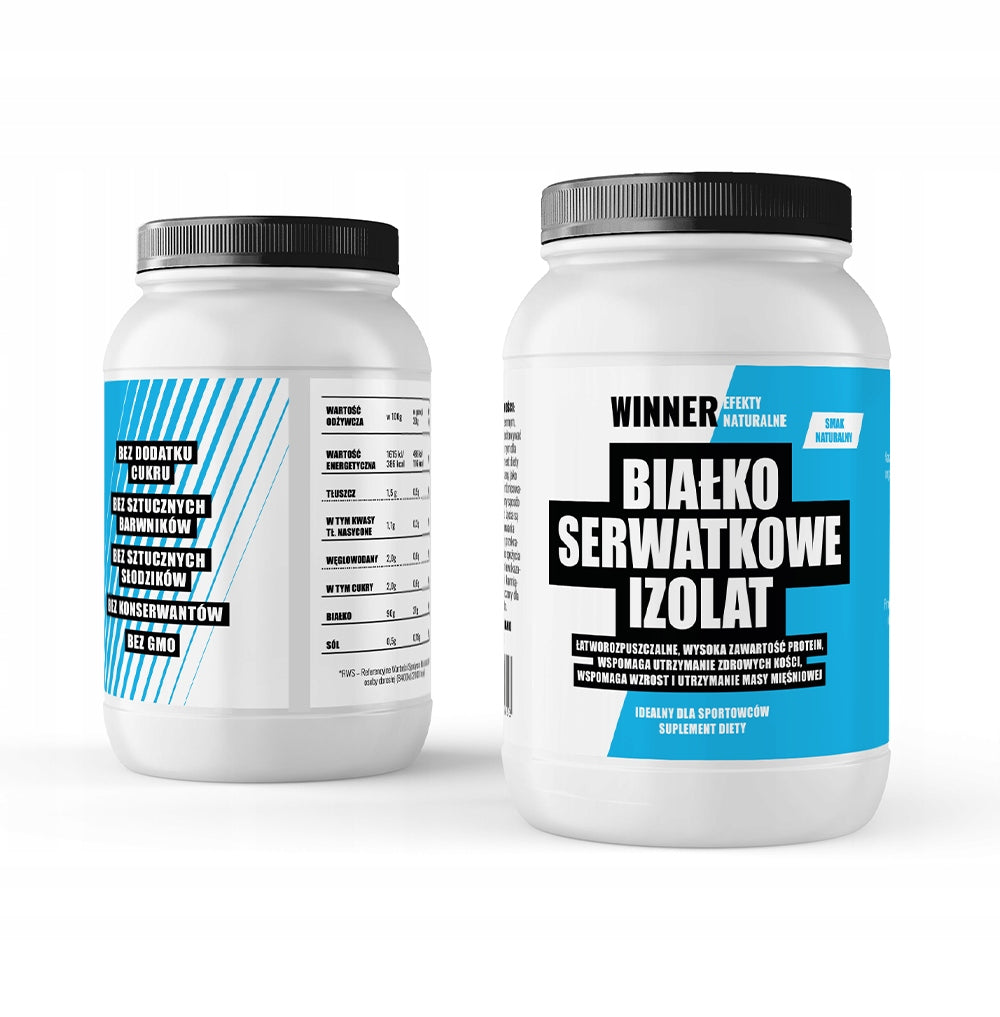Whey Protein ISOLATE WPI Winner 700g natural 100% pure protein Expiration date at least 1 year from the date of purchase