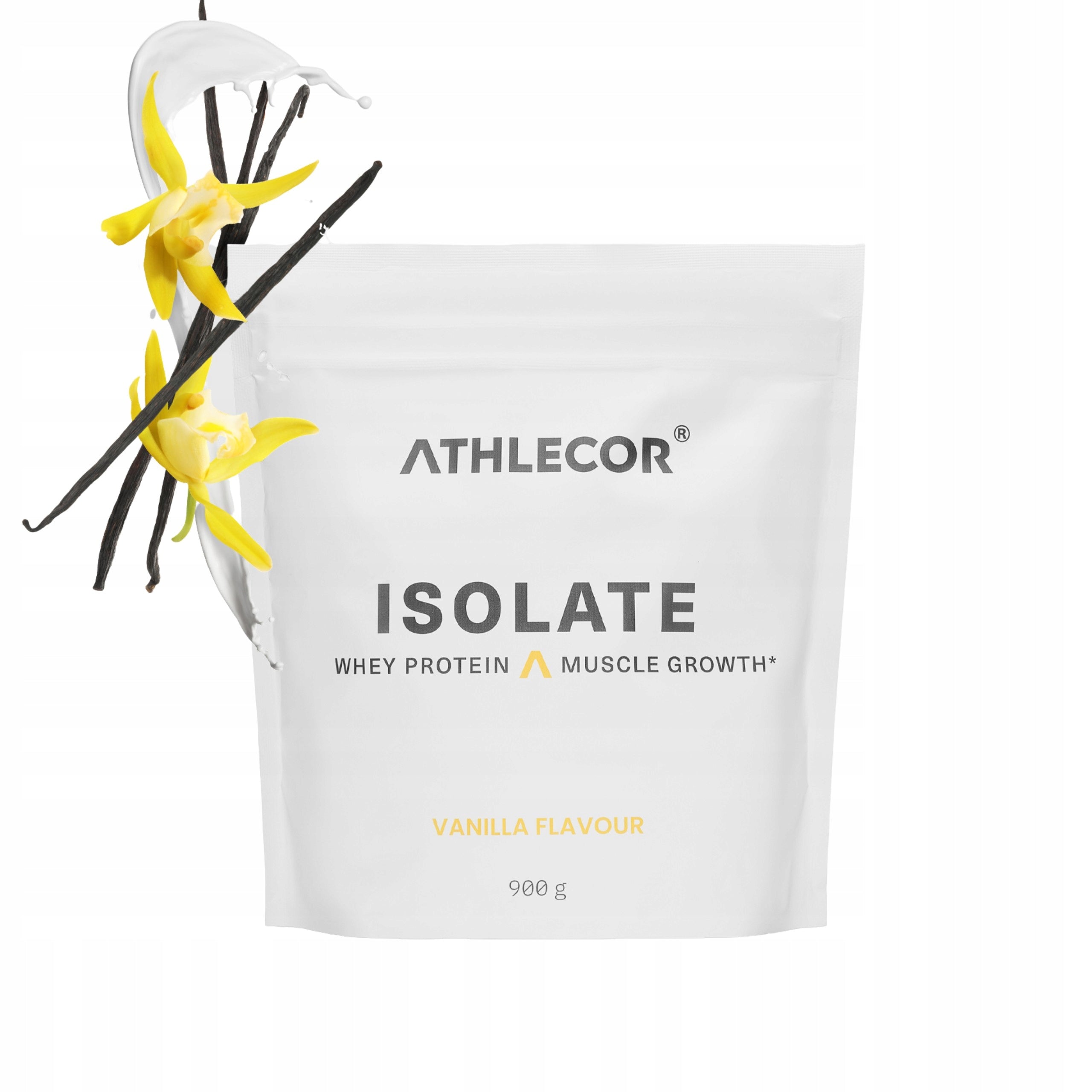 Whey Protein Isolate ATHLECOR WPI 900g Vanilla, 26g Protein