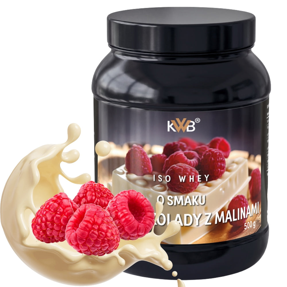 Whey Protein Isolate Conditioner ISO WHEY 500g White Chocolate Raspberry KWB