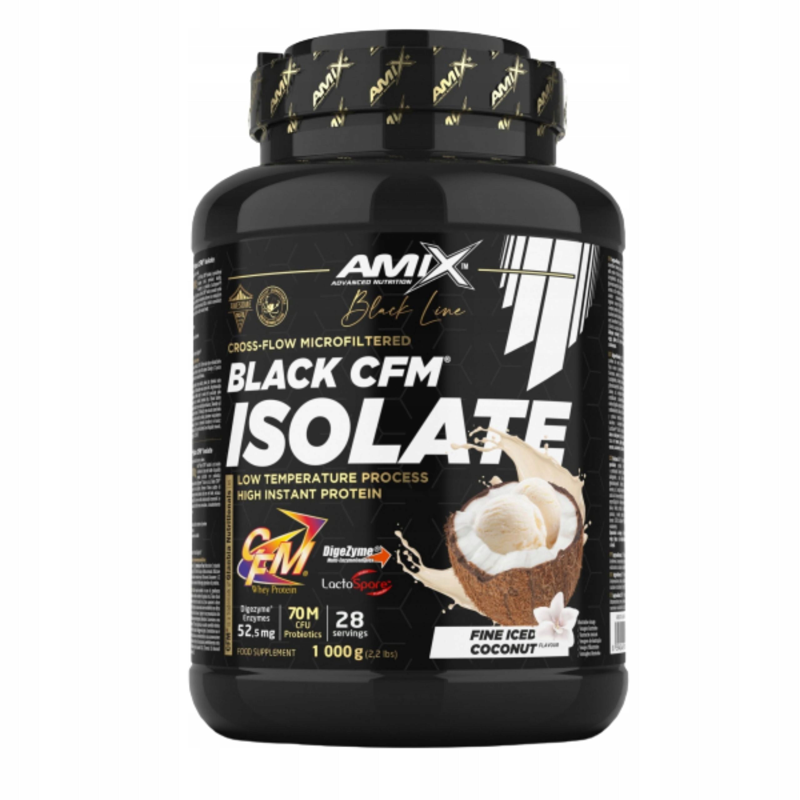 Whey Protein Isolate WPI Protein Conditioner without Sugar and Lactose Coconut Packaging status original