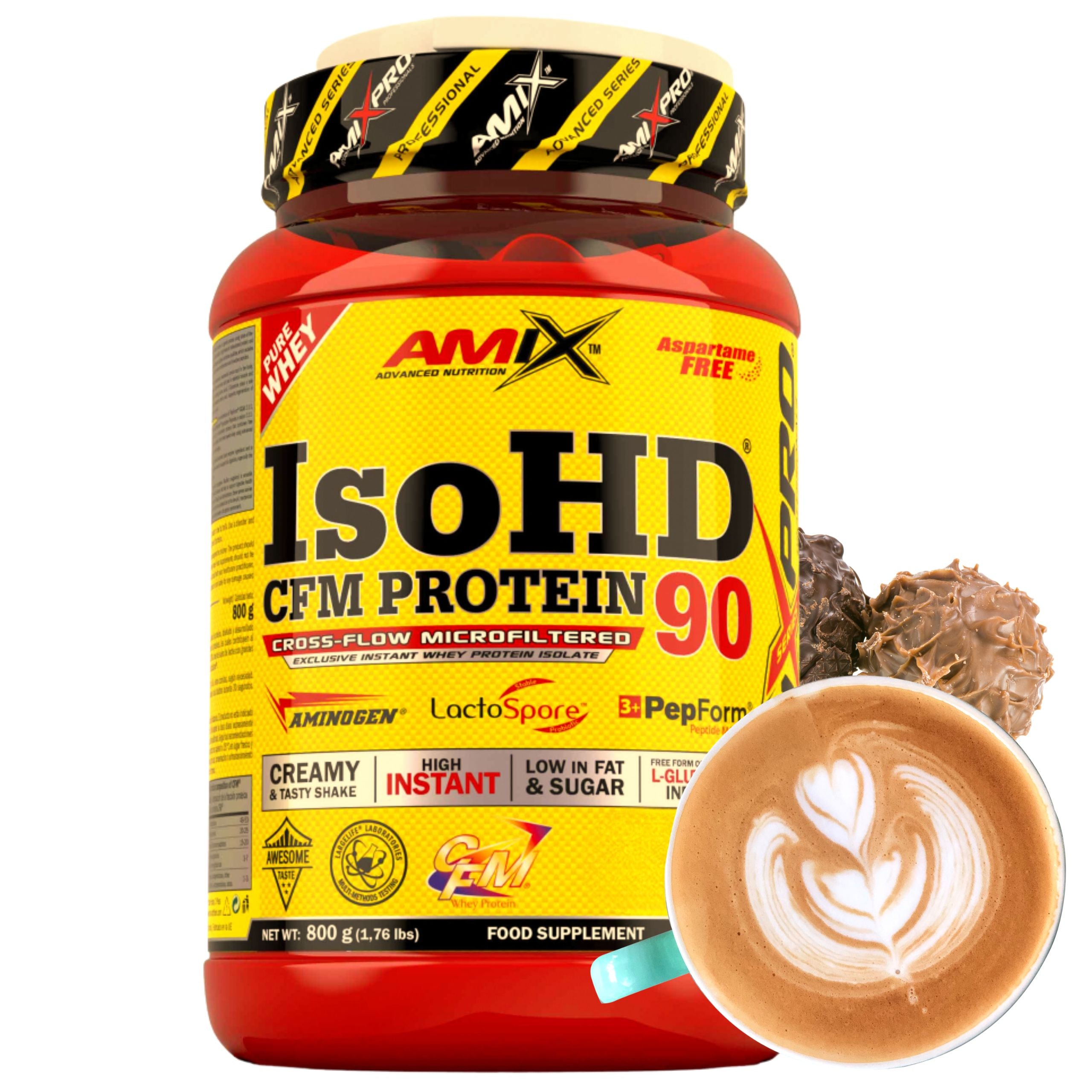 Whey Protein Isolate WPI Protein Shake for Reduction Coffee Protein 800g