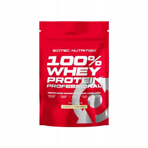 Whey Protein SCITEC 100% Whey Protein Professional 500g Vanilla Expiration date at least six months from the date of purchase