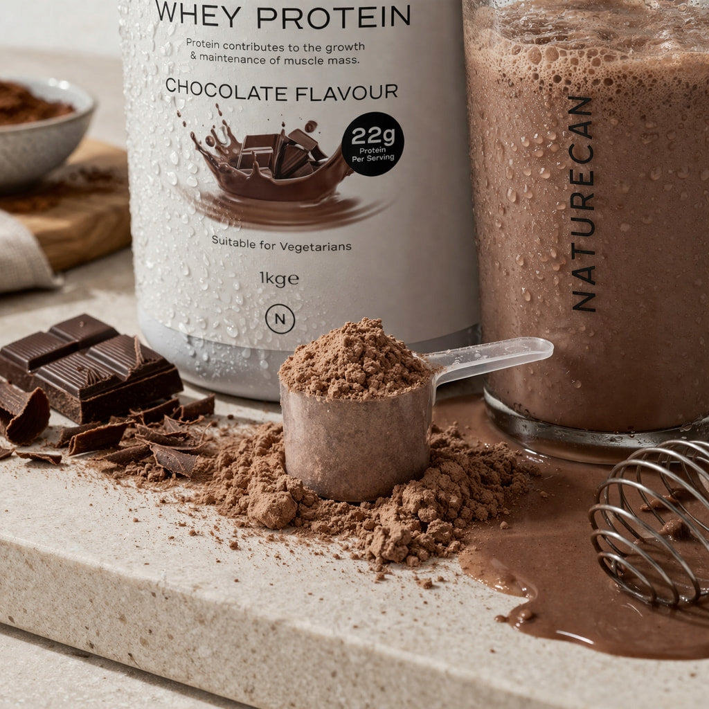 Whey Protein WPC 22g Protein Concentrate 2x 1kg Sugar Free Chocolate Expiration date at least 1 year from the date of purchase