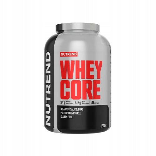 Whey Protein WPC NUTREND Whey Core 1800g Vanilla 56 Servings Protein Packaging status original