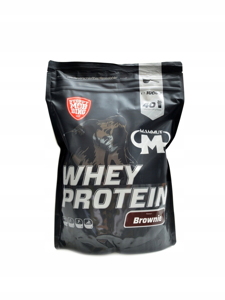 Whey protein 1000 g brownie - Mammut nutrition