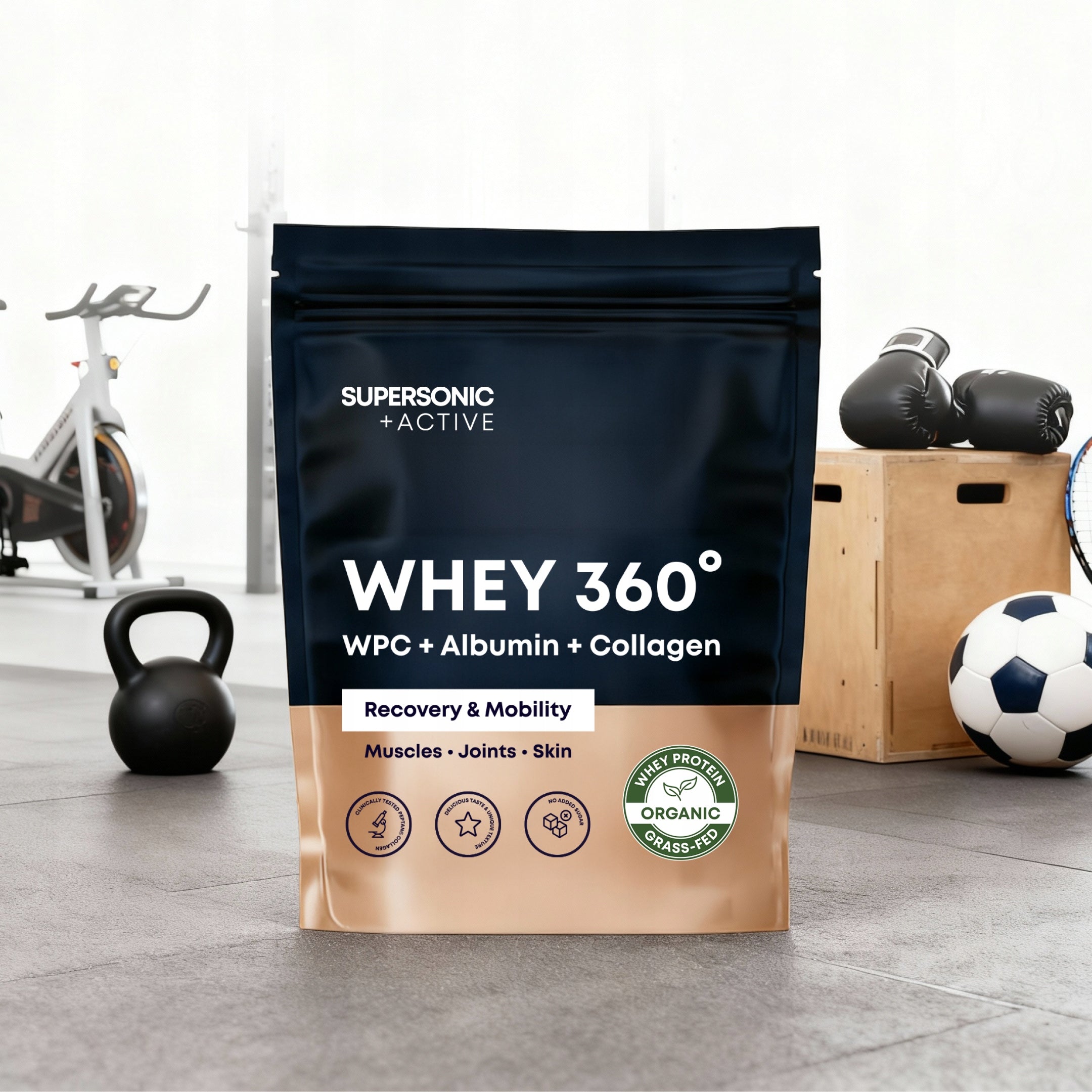 Whey protein WPC protein supplement vanilla without sugar grass-fed 500g Expiration date at least six months from the date of purchase