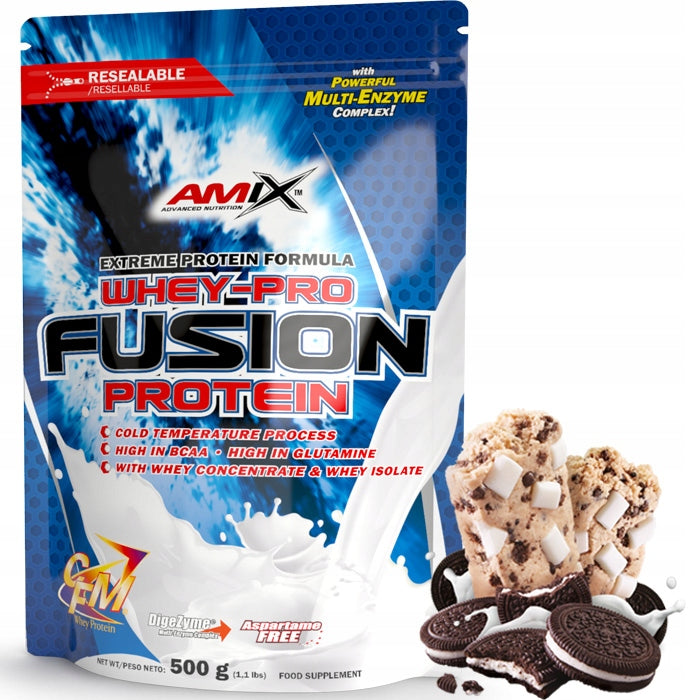WheyPro Fusion Protein 500g cookies cream Packaging status original
