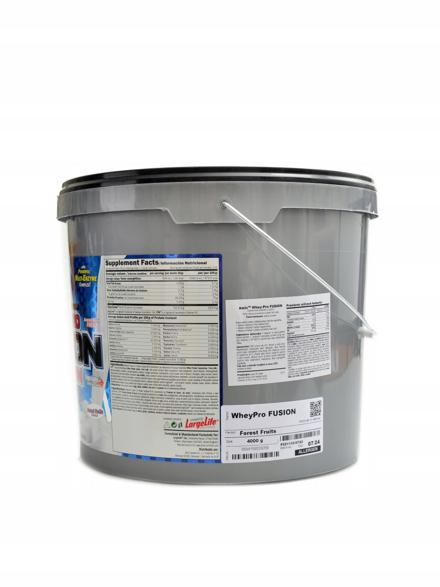 WheyPro Fusion WPC/ WPI protein 4kg čokoláda Packaging status original
